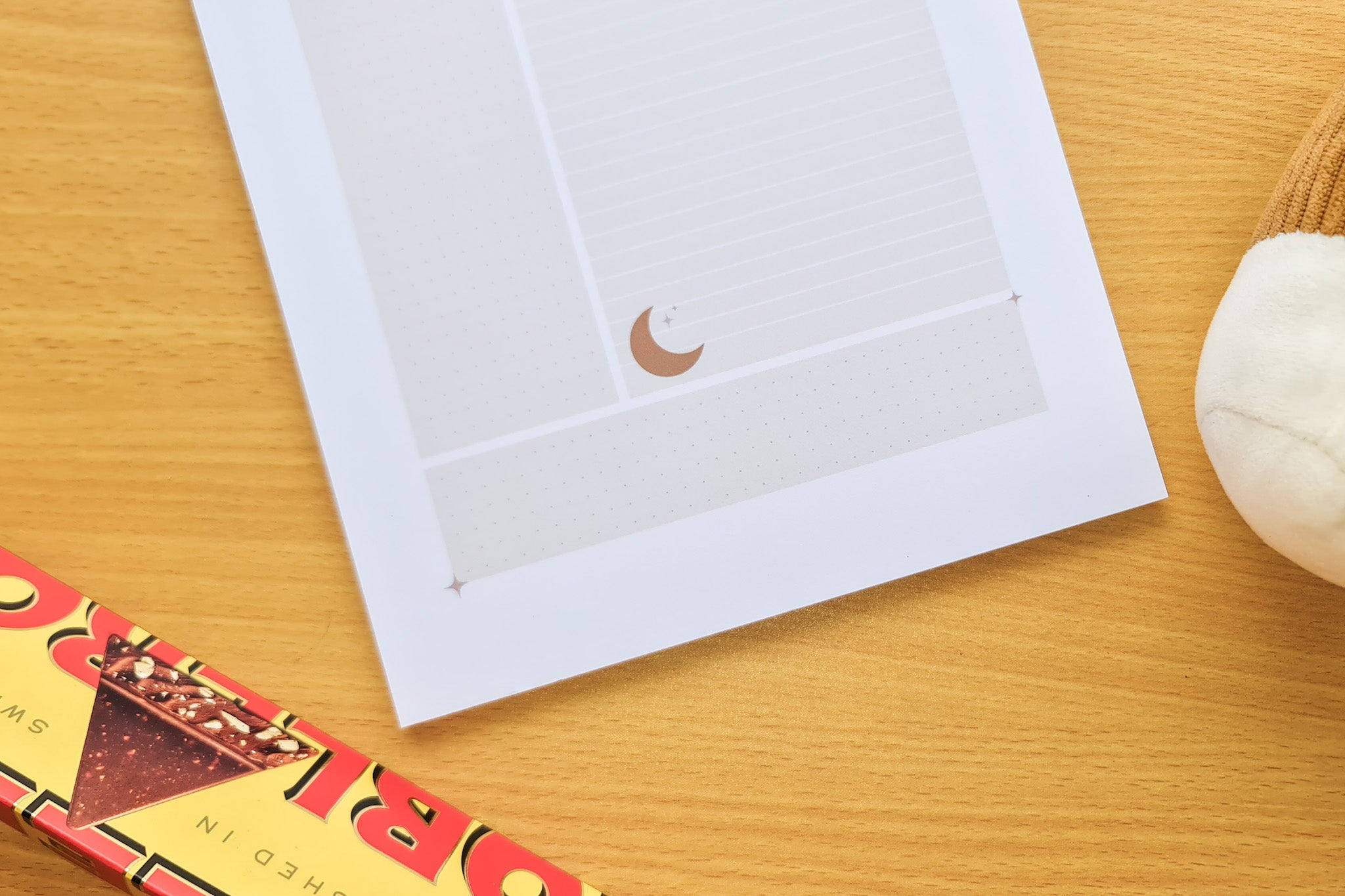 Cornell Notes - Cocoa -  Cosy Writing Pad - Totepad