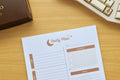 Daily Plan Notepad - Cocoa - Stationery - Totepad