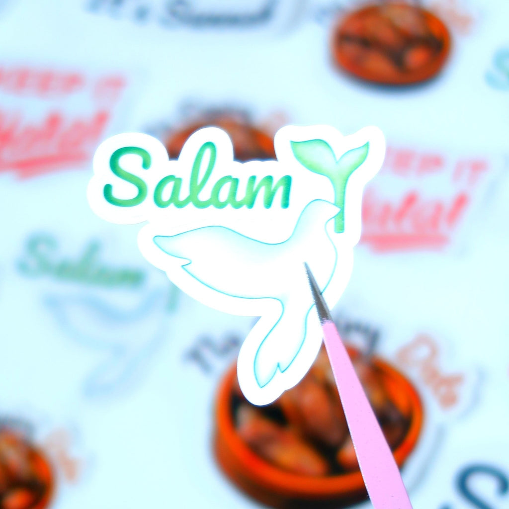 Salam Islamic Sticker - Sticker - Totepad