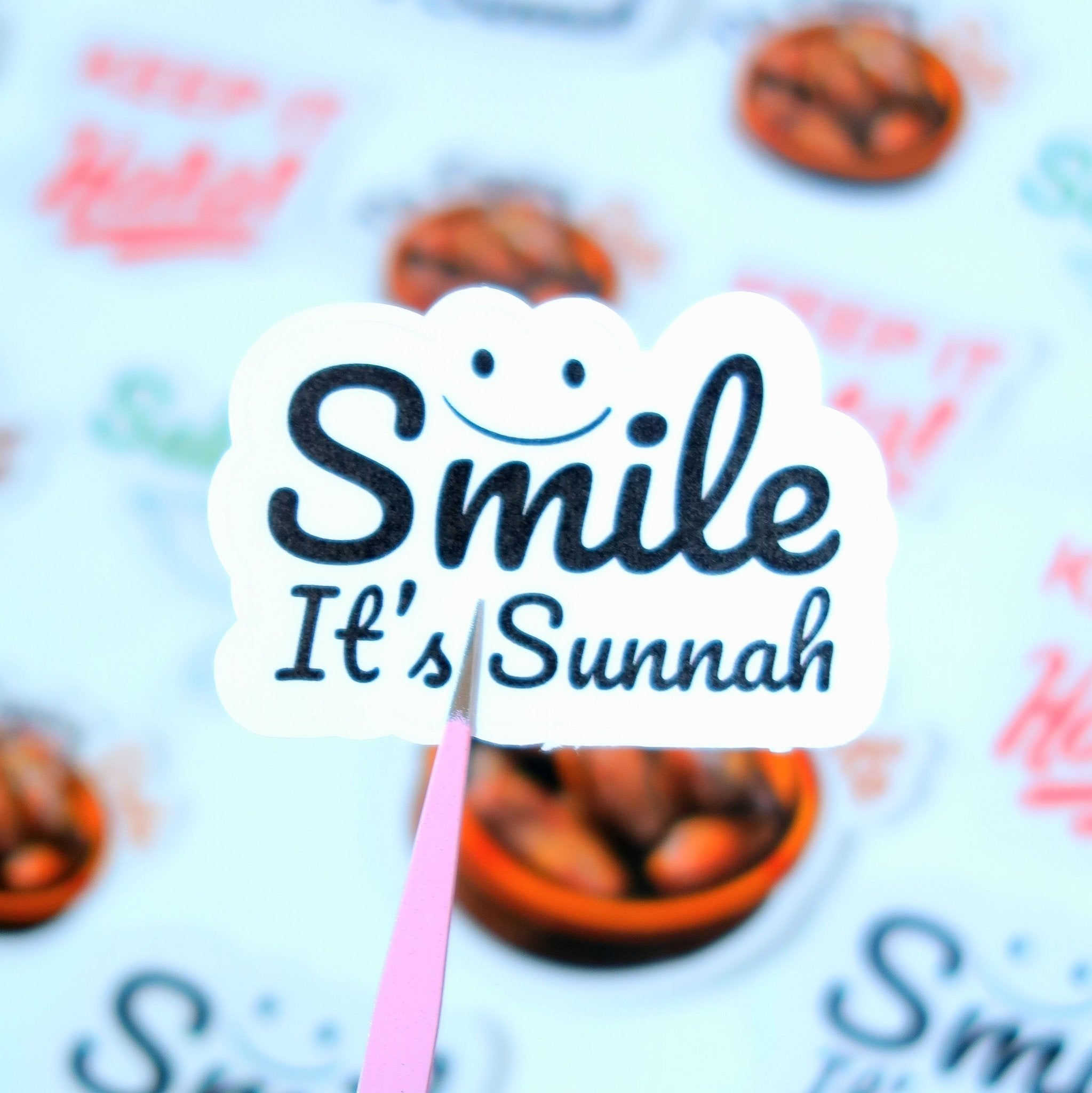 Smile It's Sunnah Islamic Sticker - Sticker - Totepad